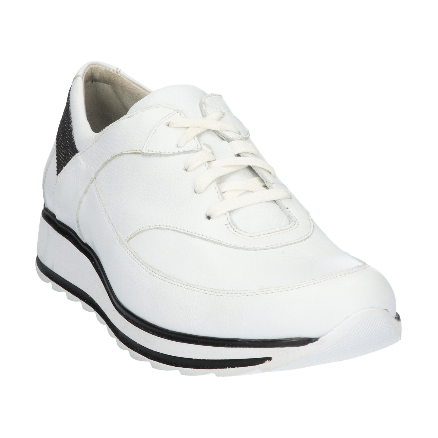 Sneakers van glad leer Wit Durea 6213.7696