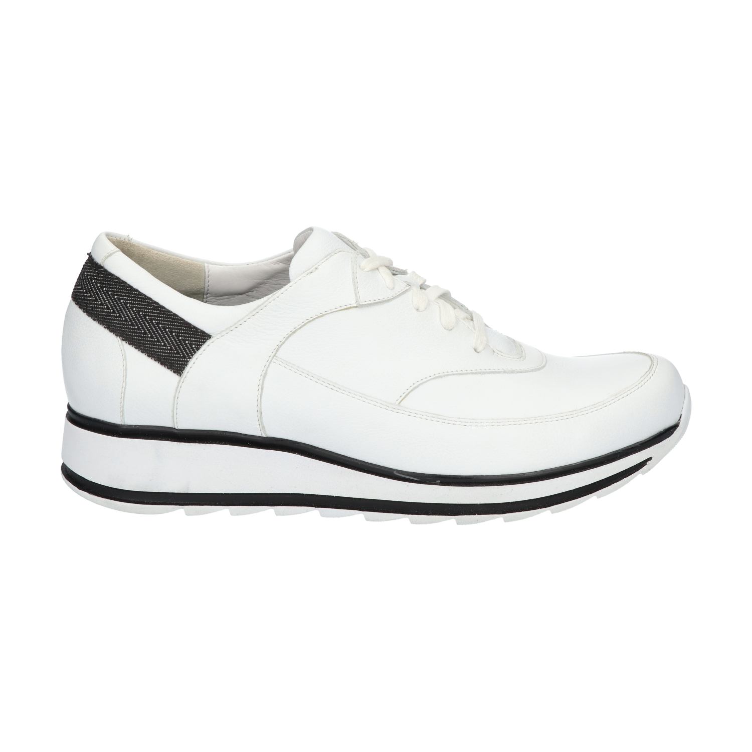 Sneakers van glad leer Wit Durea 6213.7696