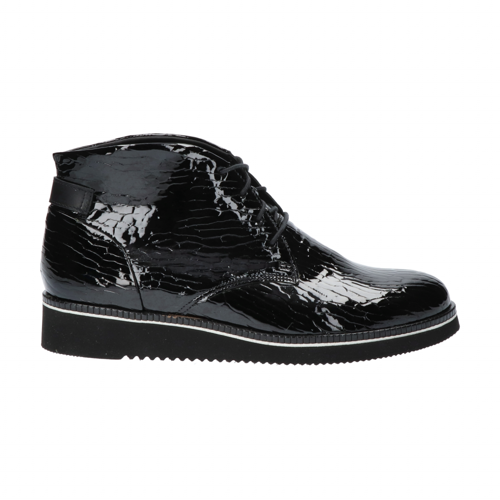 hoge-veterschoenen-van-glad-leer-zwart-durea-9654-9337