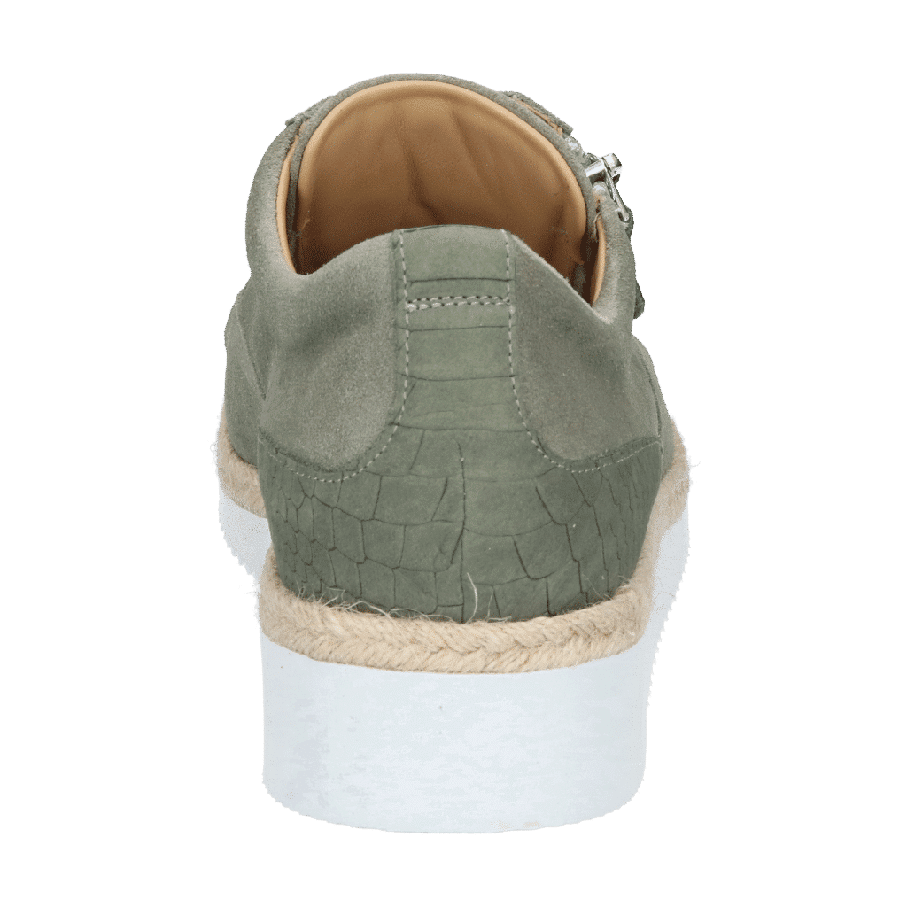 Veterschoenen van nubuck (Groen) - Durea 6265.9486