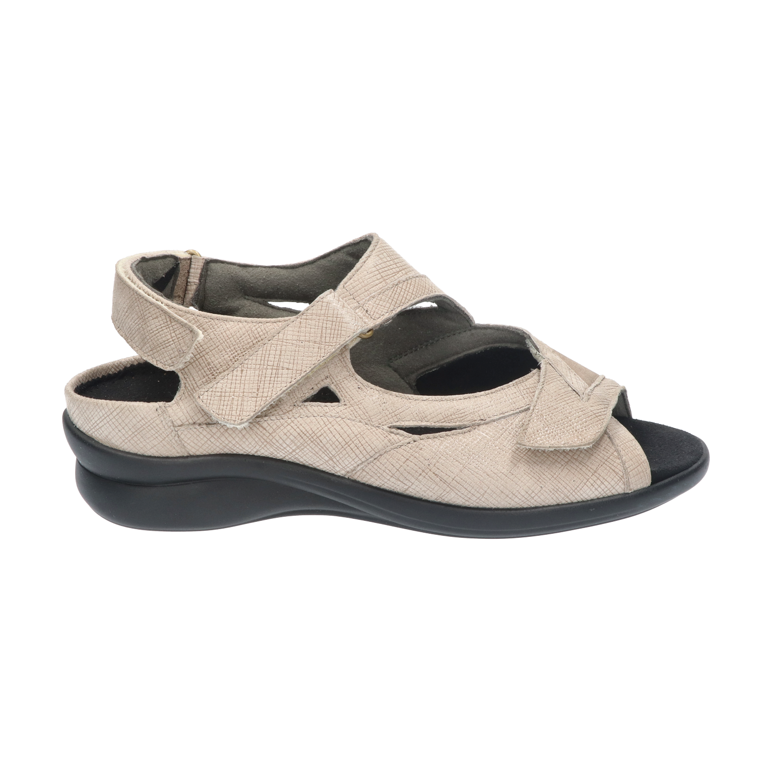 Sandalen van suede Taupe Durea 7408.0208