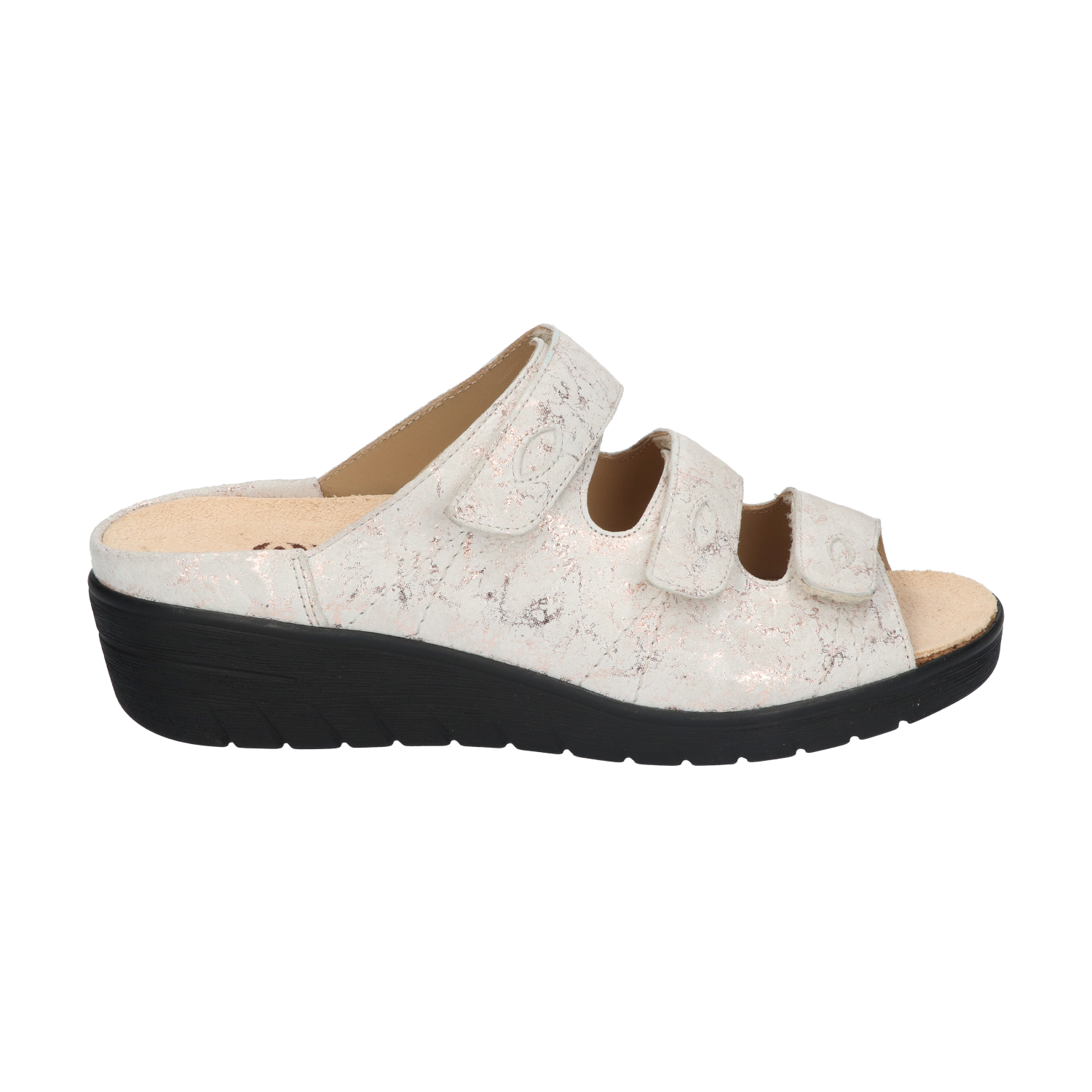 Slippers van suede Goud Durea 7369.0194